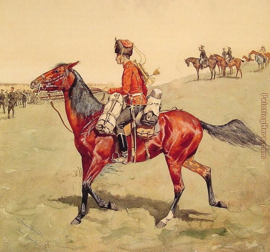Hussar Russian Guard Corps painting - Frederic Remington Hussar Russian Guard Corps art painting